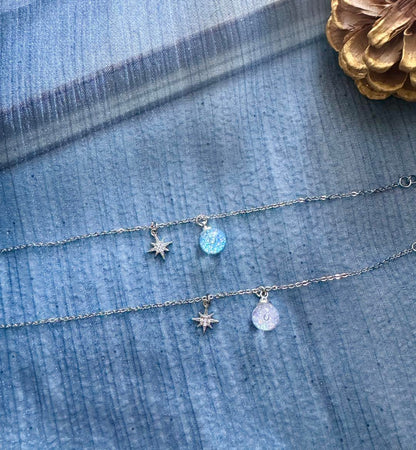 南十字星流沙水晶球手鏈