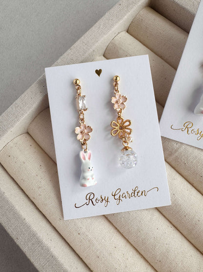 [Pre-order: Ships in 5 Business Days] Little Goldfish Crystal Orb Earrings (Clip-ons Available) | Handcrafted in Hong Kong