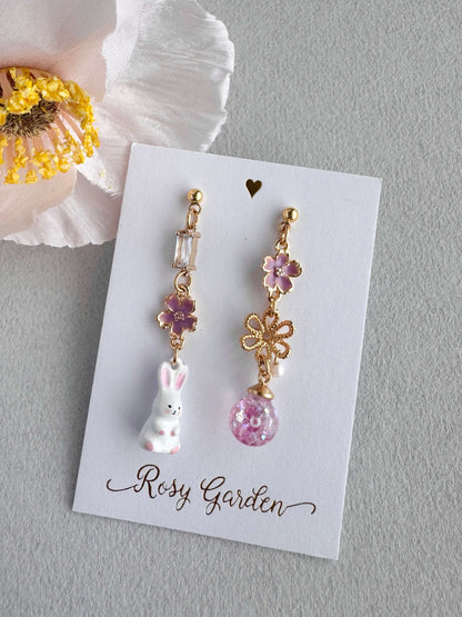 [Pre-order: Ships in 5 Business Days] Little Goldfish Crystal Orb Earrings (Clip-ons Available) | Handcrafted in Hong Kong